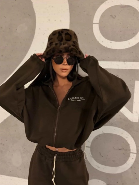 Bluza BASIC czekolada La Manuel