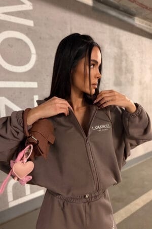 Bluza BASIC mokka La Manuel