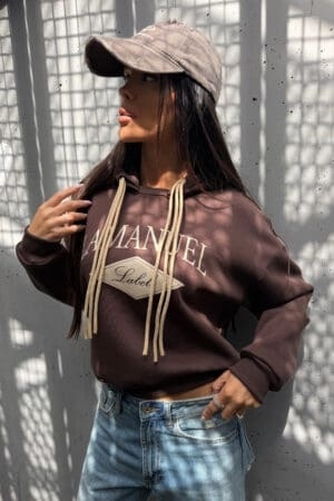 Bluza BLUSH czekolada La Manuel
