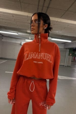 Bluza COLLAR cegła La Manuel