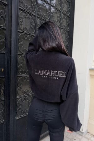 Bluza STAY WARM czarna La Manuel