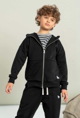 Bluza rozpinana WOLF czarna