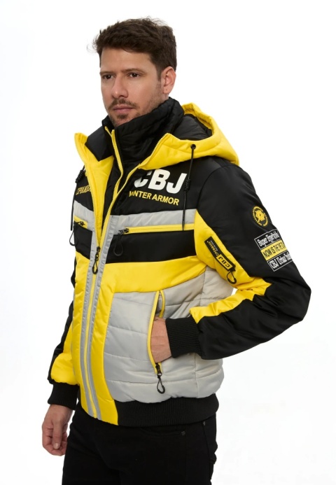 CIPO AND BAXX Kurtka Zimowa Męska CM234 YELLOW
