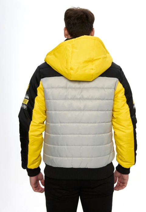 CIPO AND BAXX Kurtka Zimowa Męska CM234 YELLOW