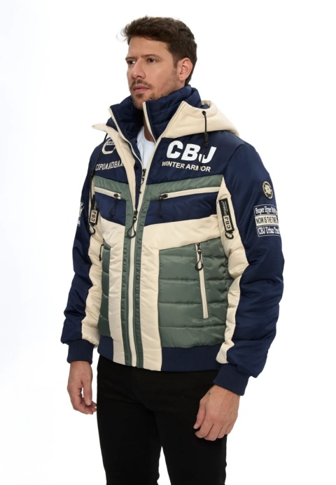 CIPO AND BAXX Kurtka Zimowa Męska CM234 NAVY