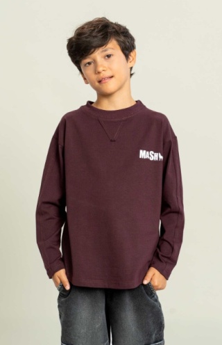 Longsleeve MASH burgund