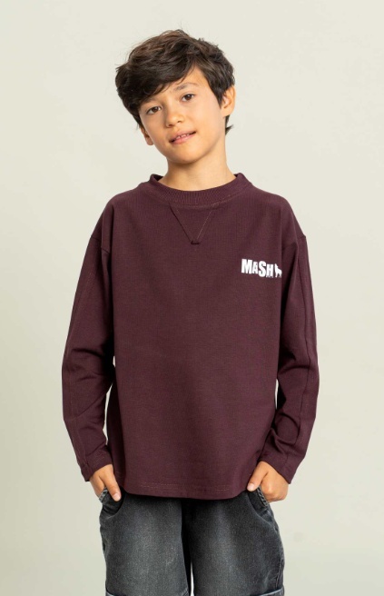Longsleeve MASH burgund