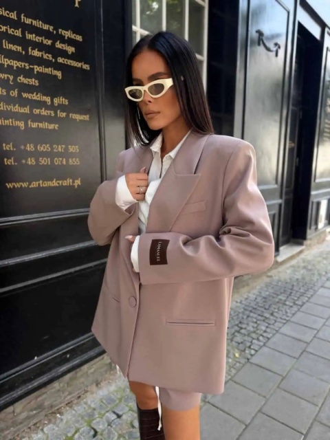 Marynarka GRACE latte La Manuel