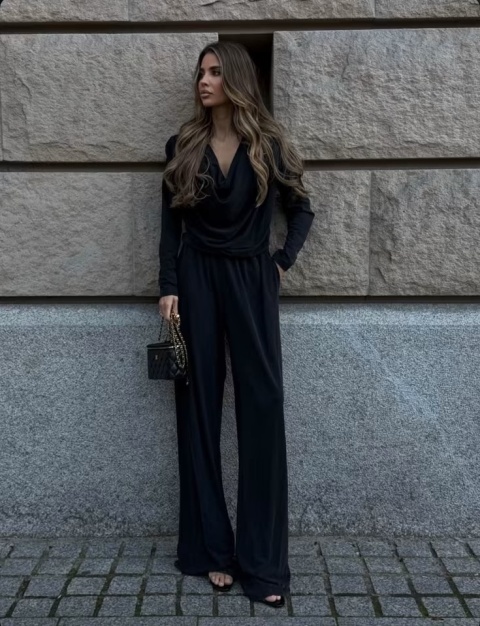 SOFT FLOW SET Lil Glam – CZARNO SZARY