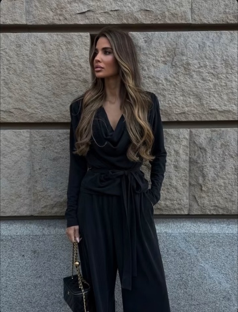 SOFT FLOW SET Lil Glam – CZARNO SZARY