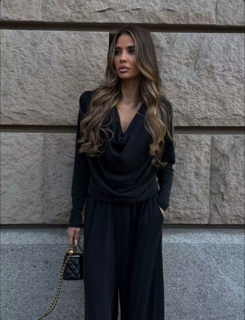 SOFT FLOW SET Lil Glam – CZARNO SZARY