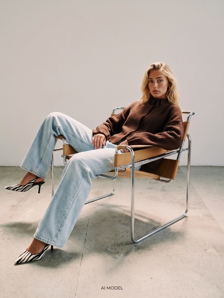 Sweter Orivelle czekoladowy