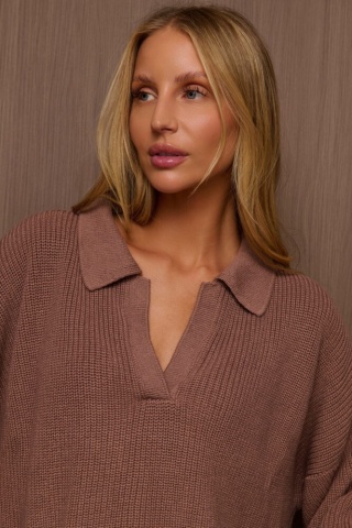 Sweter PALMER Mokka Sempre
