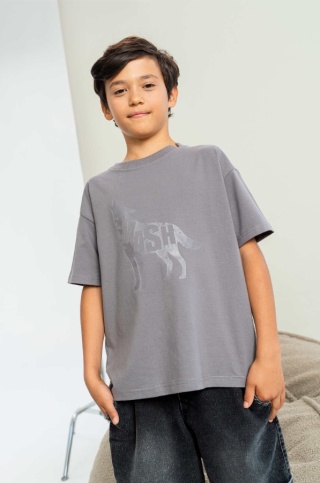 T-shirt MASH szary