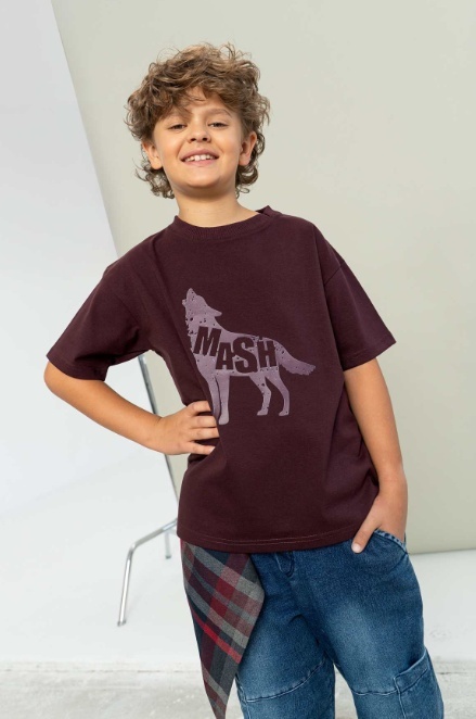 T-shirt MASH burgund