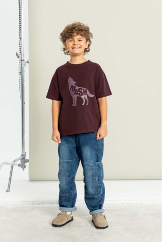 T-shirt MASH burgund