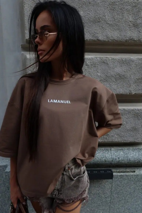 Tshirt NOX czekolada La Manuel