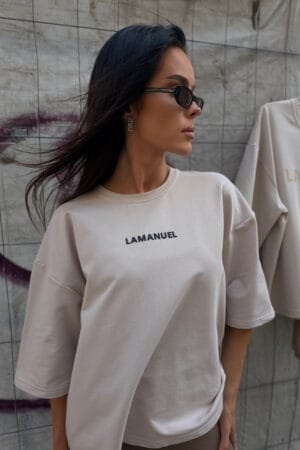 Tshirt NOX beż La Manuel