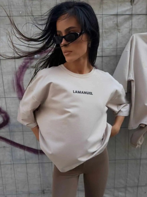 Tshirt NOX beż La Manuel